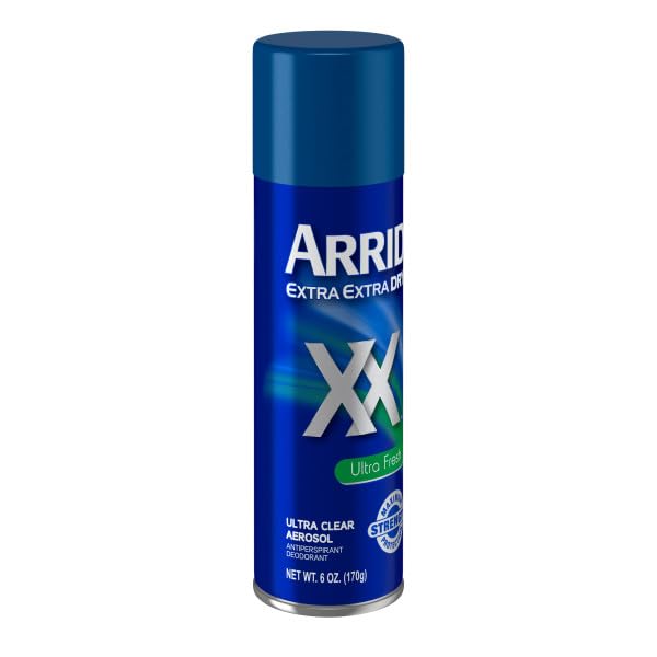 ARRID XX Ultra Clear Anti-Perspirant Deodorant Spray, Ultra Fresh 6 oz (Pack of 5) Beauty and Personal Care Arrid