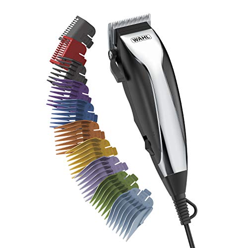 Wahl Home Haircutting Corded Clipper Kit with Adjustable Taper Lever, and 10 Color Coded Guards for Easy Clipping & Trimming - Model 79722 Beauty and Personal Care Wahl Default Title