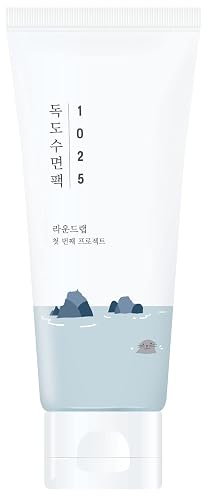 ROUND LAB 1025 Dokdo Sleeping Pack (Unscented) | All-In-One Facial Night Cream developed for irritated skin by UV rays and high temperatures