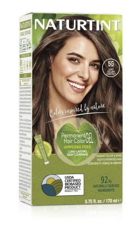 Naturtint Permanent Permanent Hair Colors Light Golden Chestnut (5G) 5.28 oz