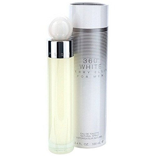 Perry Ellis 360 White By Perry Ellis For Men. Eau De Toilette Spray 3.4 Ounces (Pack of 5)