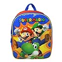 Accessory Innovations Super Mario 15'' Backpack with Plain Front, Blue