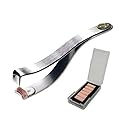 Prima Shogyo Partial Eyelash Curler for Corner Lash - Mini Japanese Eyelash Curler for Inner & Outer Lashes - Includes 6 Extra Rubber Pads - Made