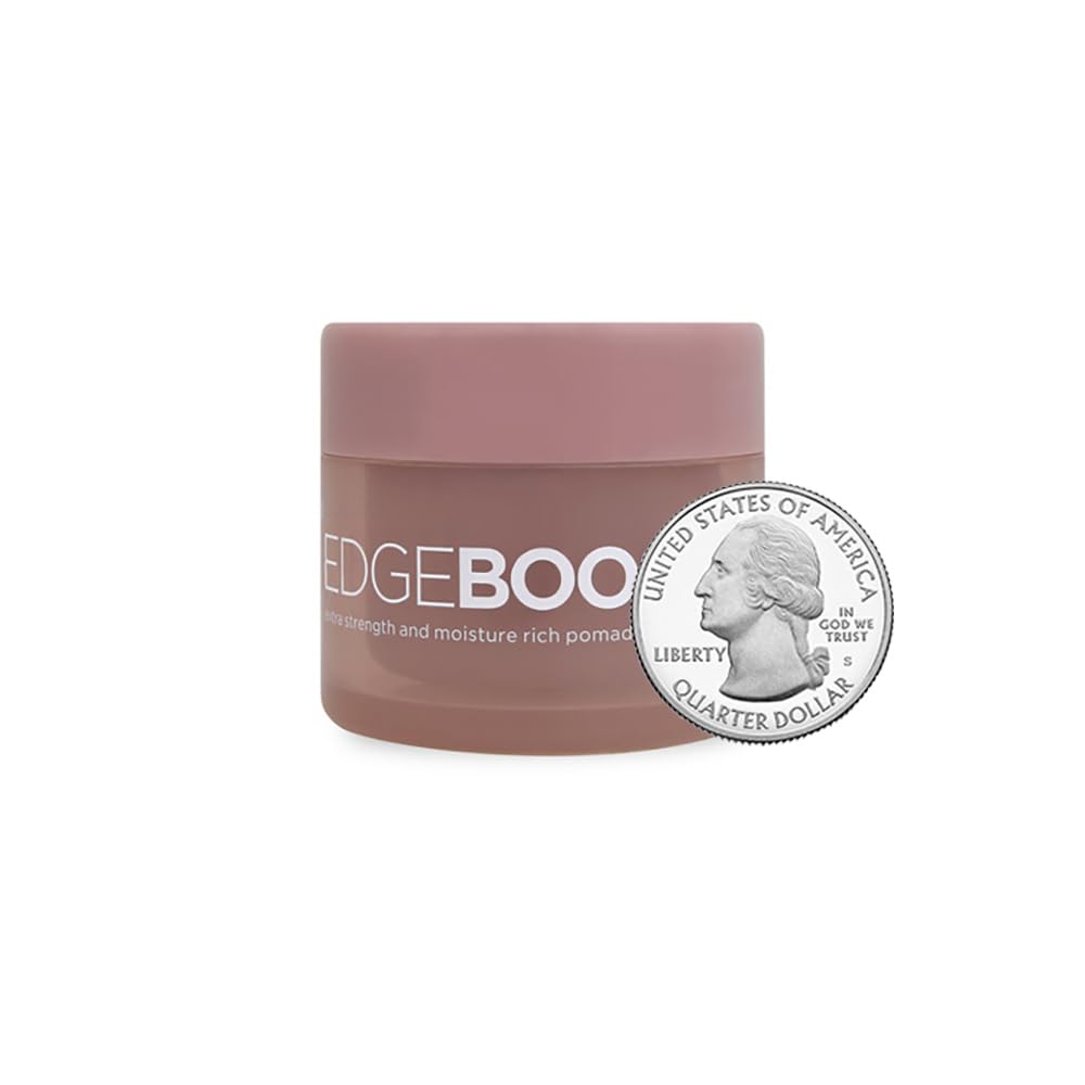 Style Factor Edge Booster Extra Strength and Moisture Rich Pomade 0.85oz Mini Travel Size (0.85oz, Pack of 1, Morganite)
