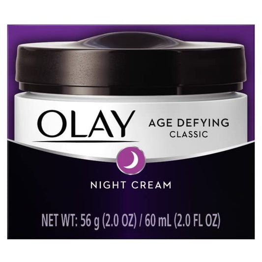 OLAY Age Defying Classic Night Cream 2.0 oz (Packs of 5)