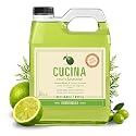 Cucina Fruits & Passion Hand Soap Refill, Lime Zest & Cypress, 1 L (33.8 fl oz), Liquid Hand Soap with Moisturizing Olive Oil, Biodegradable, Vegan