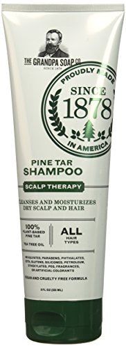 Grandpa's Soap Company Wonder Pine Tar Shampoo, 8 Ounce - Pack of 2