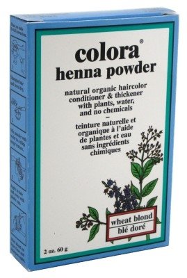Colora Henna Powder Hair Color Wheat Blonde 2 Ounce (Pack of 3)
