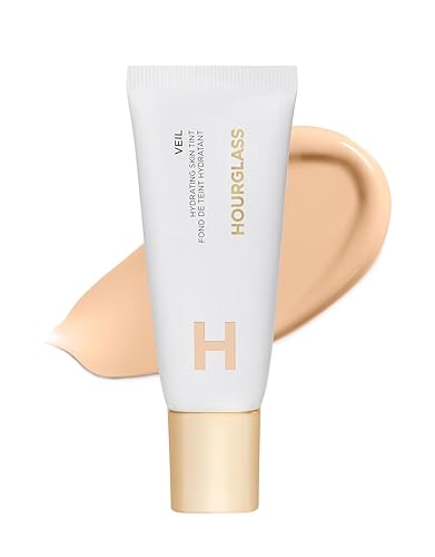 Hourglass Veil Hydrating Skin Tint, Dewy Tinted Moisturizer, Makeup and Skincare Benefits, Lightweight, Buildable Coverage, Vegan, Cruelty-Free