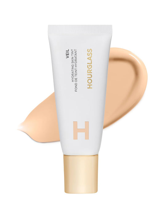 Hourglass Veil Hydrating Skin Tint, Dewy Tinted Moisturizer, Makeup and Skincare Benefits, Lightweight, Buildable Coverage, Vegan, Cruelty-Free