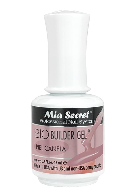 Mia Secret Professional Nail System Bio Builder Gel Polish - 0.5 fl oz. (Piel Canela) Beauty & Personal Care Mia Secret