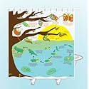 Metamorphosis Shower Curtain - 100% EVA vinyl