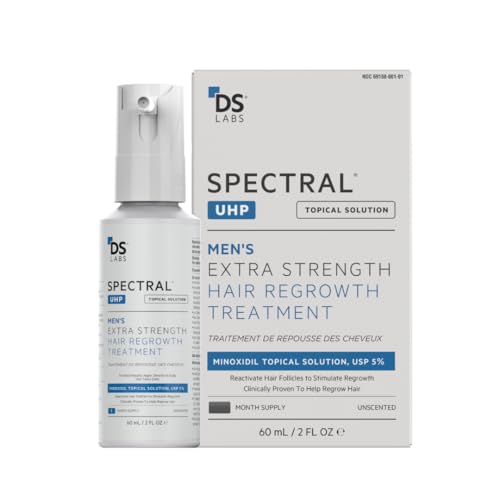 DS Labs Spectral.UHP 5% Minoxidil - Hair Density Serum, Extra Strength Topical Formula for Thicker-Looking Hair, Targets Thinning at the Crown Area Beauty & Personal Care DS Laboratories
