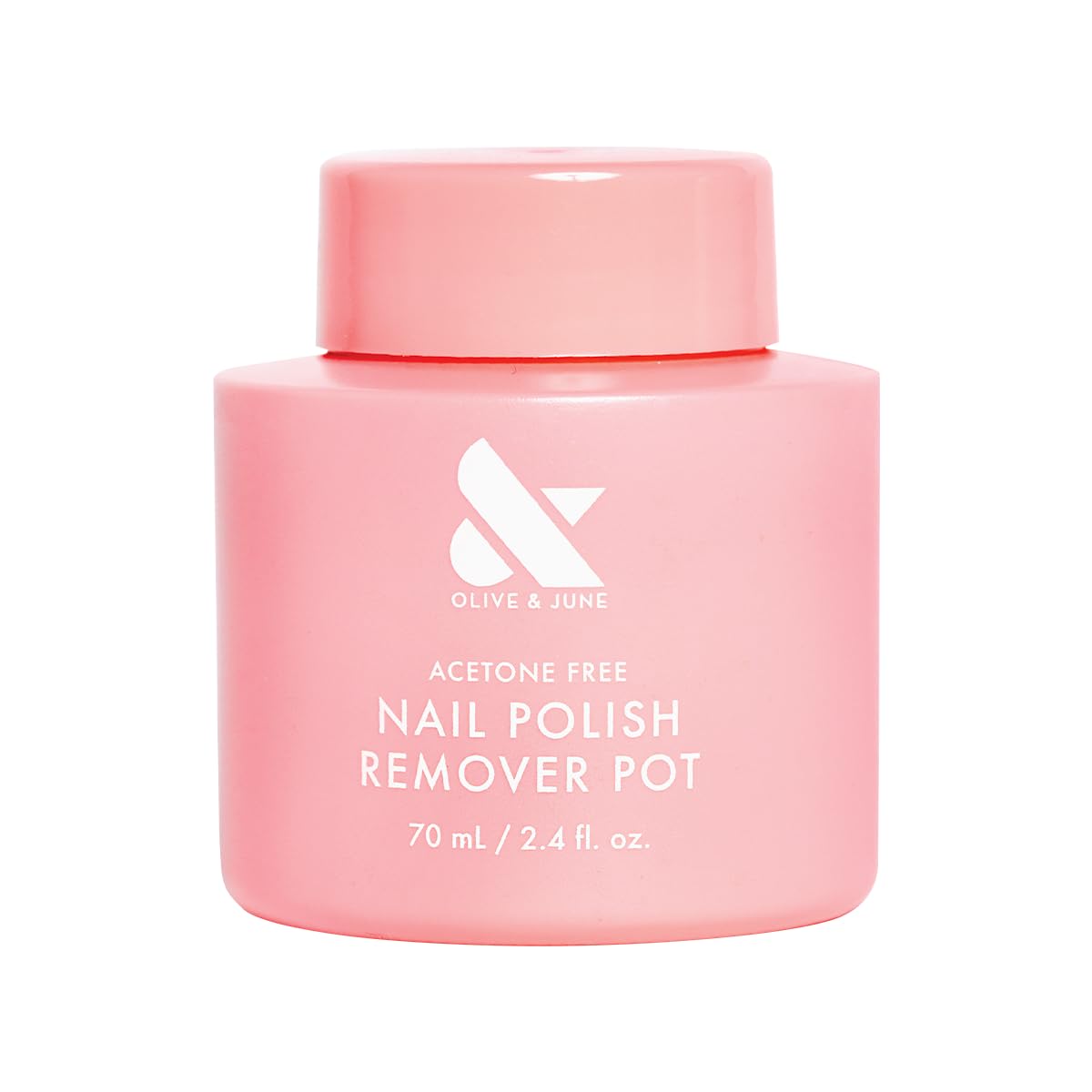 Olive & June Polish Remover Pot | Acetone-Free Nail Polish Remover with Sponge Lid for Mani + Pedi | No-Mess, Gentle & Effective Formula | Non Acetone Beauty and Personal Care Olive & June Default Title