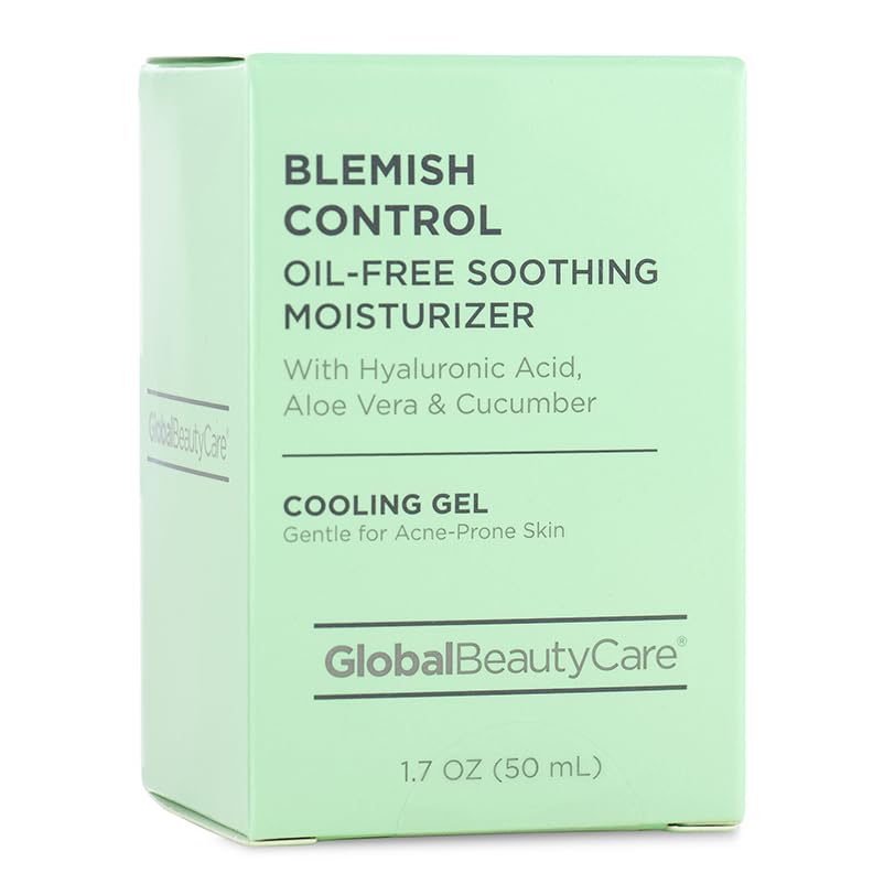 Global Beauty Care Blemish Control Skincare Kit - Clarifying Facial Cleanser, Exfoliating Scrub, Dark Spot Treatment & Soothing Moisturizer to Help