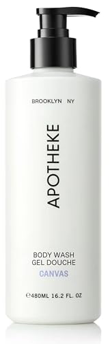 Fuzzion Apothekae Canvas Plant Based Bath Gel Body Wash - 16.2 Fluid Ounces