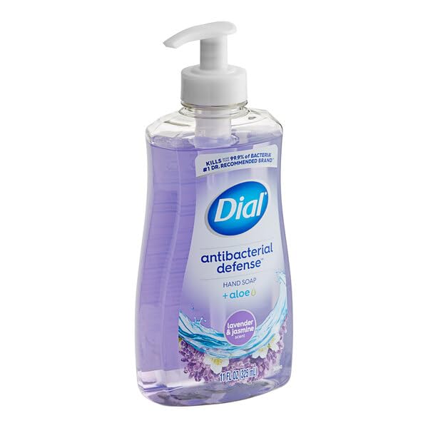 Dial DIA20934CT 11 fl oz hygienic Defense Liquid Hand Soap - Lavender & Jasmine - Pack of 12