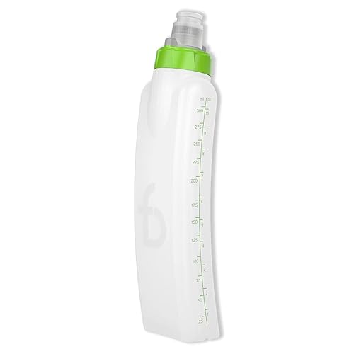 FlipBelt Arc Water Bottle for FlipBelt Running Belt, Curved Hydration Running Bottle, 11 Fl. Oz, Green