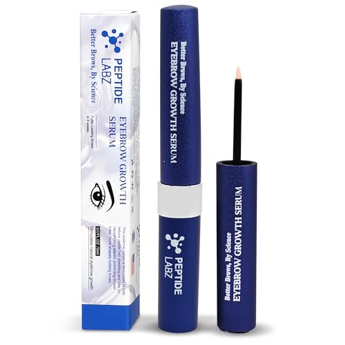 Eyebrow Growth Serum for Thicker, Fuller Brows - Peptide & Botanical Extract Complex with Ginger and Polygonum - 5ml Beauty & Personal Care PeptideLabz
