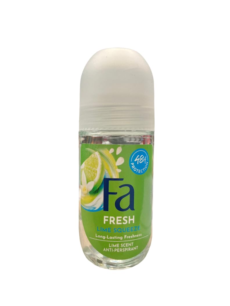Fa Caribbean Lemon Roll on (Glass) Deodorant 50 ml Beauty and Personal Care Fa
