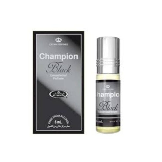 Al-Rehab Champion Black for men 6x Units 6ML by Al Rehab Beauty & Personal Care Al Rehab