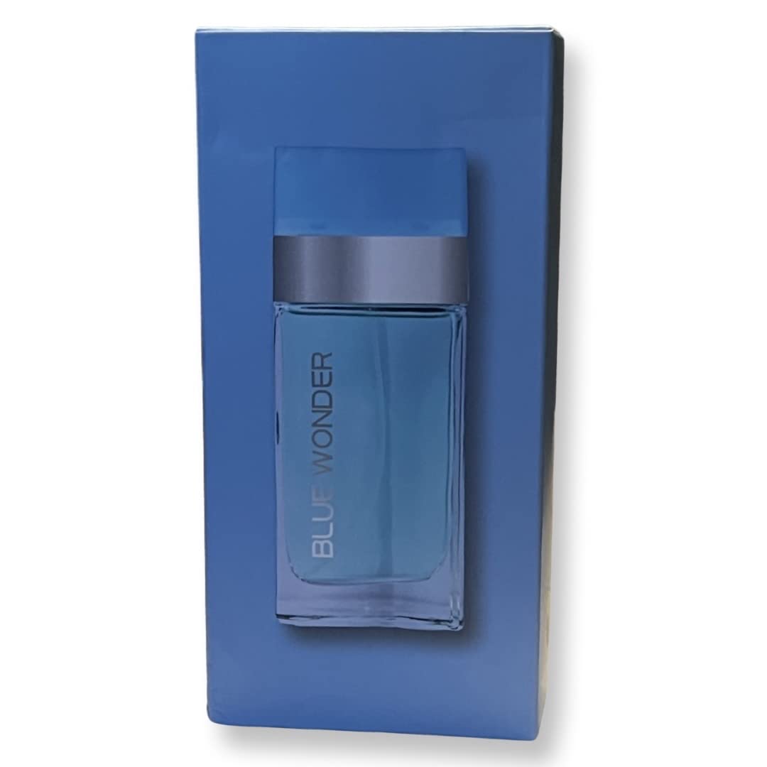United Scents BLUE WONDER For Women Eau de Parfum - Top Notes of Sicilian Lemon, Cedar, and Bluebell - 3.4 Fl Oz