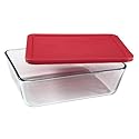 Pyrex Simply Store 11-Cup Rectangular Glass Food Storage Dish
