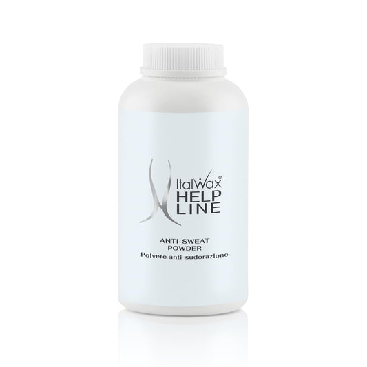Italwax Help Line Anti-Sweat Powder 3.17 oz (90g) - Soothing Kaolin Formula - Prepares Skin for Waxing - Controls Moisture - for Professional and Home Beauty and Personal Care Italwax