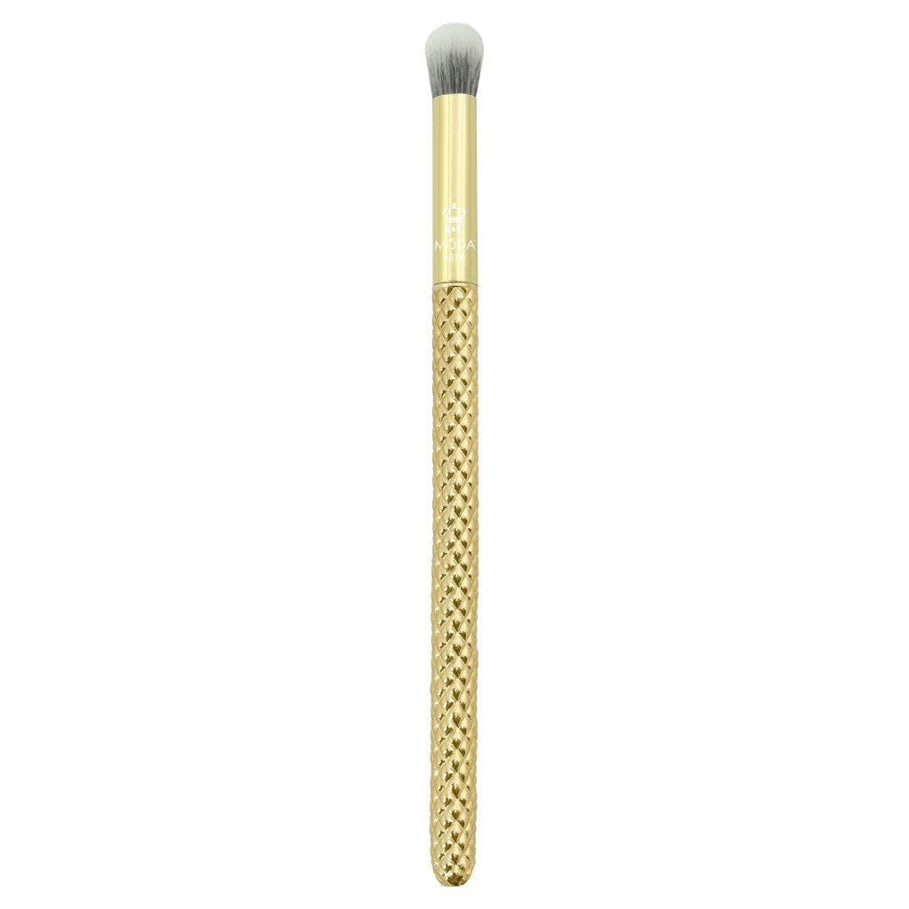 MODA Metallics Super Crease Eyeshadow Brush - Premium Eye Makeup Brush for Crease Definition - Vegan & Cruelty-Free