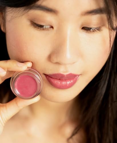 Ere Perez - Natural Carrot Color Pot | For Lips + Cheeks | Buildable, Blendable, Creamy, Vibrant, Satin Finish | Cacao Butter, Avocado + Castor Seed