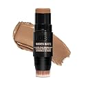Nudestix Nudies Bronze All Over Matte Bronzing Stick - 3-in-1 Cream Bronzer for Cheeks, Eyes & Lips with Built-In Brush | Natural Contour & Sun-Kissed