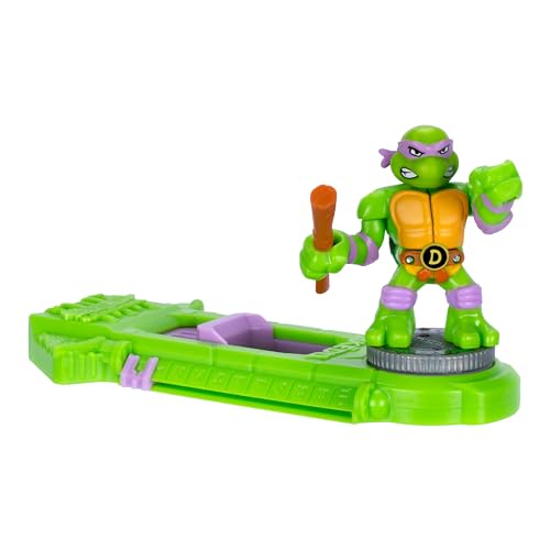 Legends of Akedo TMNT Versus Pack Donnie vs Slash, 2 Mini Battling Figures with Exclusive Battle Controllers, Ready Fight Split Strike