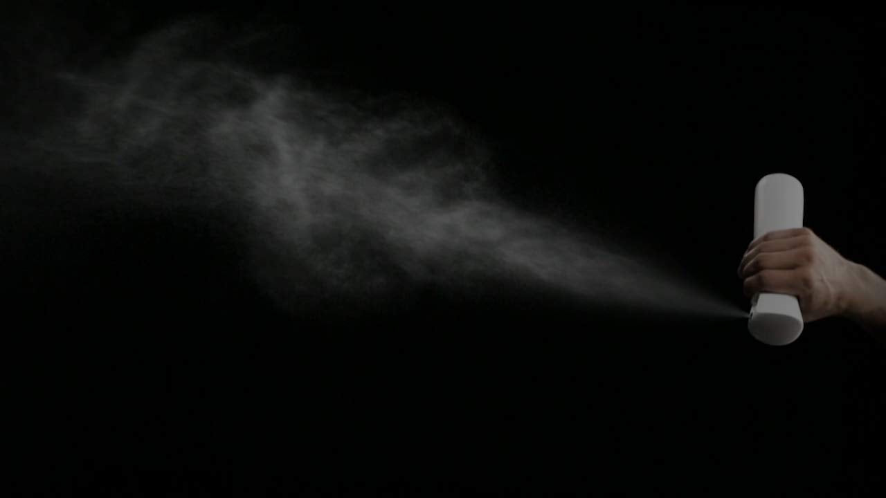 MJDFS Stylist Airless Aerosol Refillable water sprayer 6oz Pretty Princess white