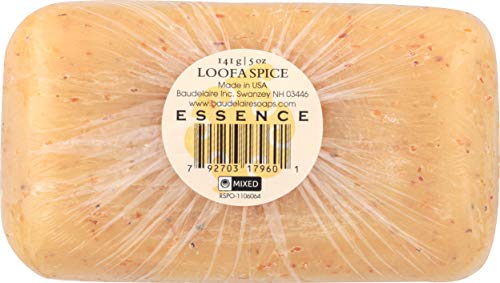 Baudelaire, Soap Bar Loofah Spice, 5 Ounce