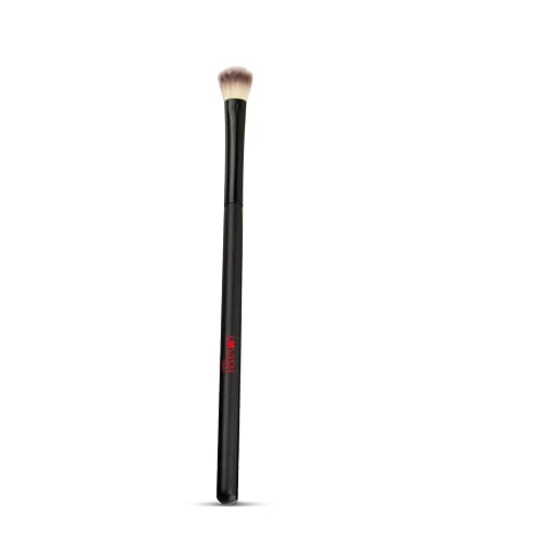 Stylish Eyeshadow Makeup Brush - Professional Oval Eyeshadow Brush - Lady Cosmetic Blending Eye Shade Brush Blend Color on Eyes, Matte black Handle