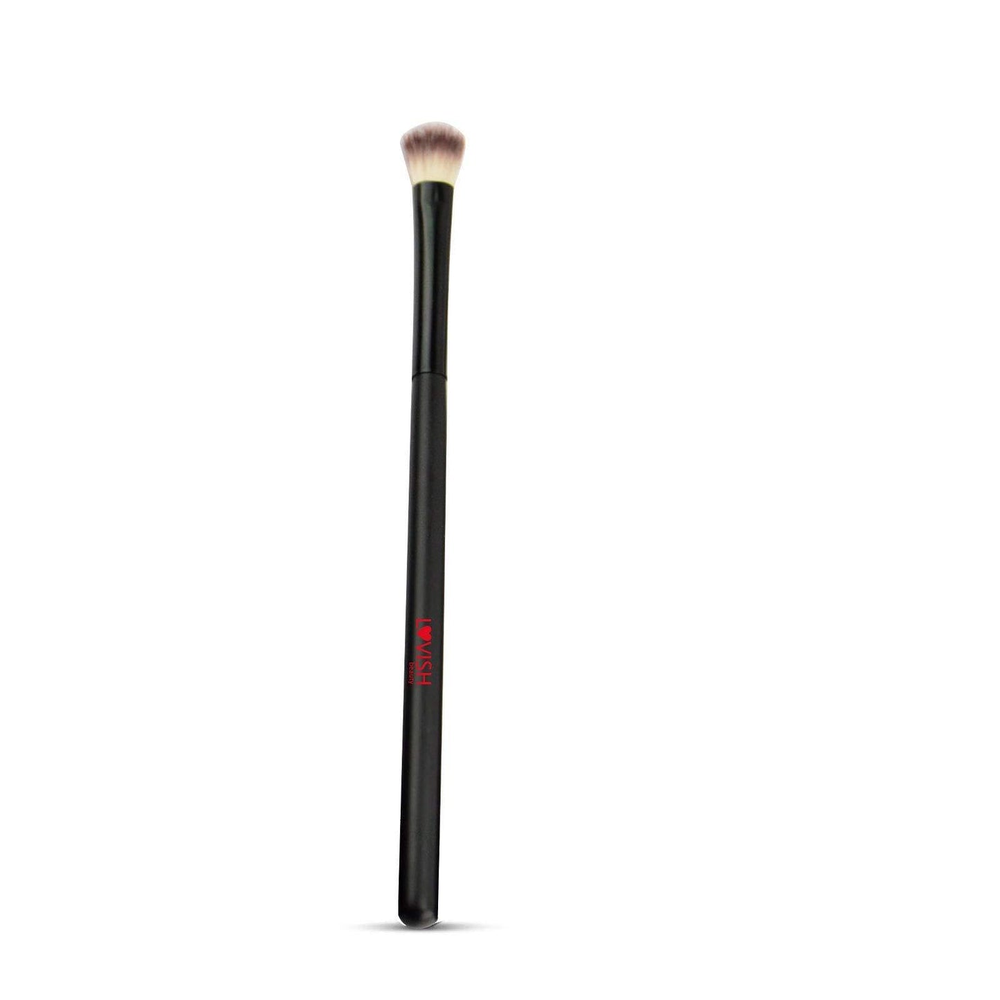 Stylish Eyeshadow Makeup Brush - Professional Oval Eyeshadow Brush - Lady Cosmetic Blending Eye Shade Brush Blend Color on Eyes, Matte black Handle