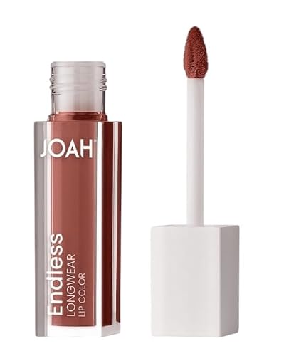 JOAH Endless Long Wear Liquid Lipstick - Tasty | Long-Lasting Matte Finish | Transfer-Proof | Vegan & Cruelty-Free | Peachy Nude Lip Color for All-Day