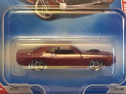 2008 Hot Wheels Web Trading Cars Burgundy '70 Dodge Challenger HEMI w/ PR5s (17 of 24) #93/196