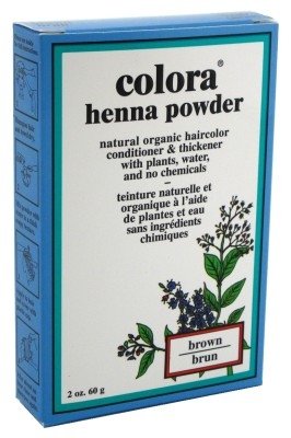 Colora Henna Powder Hair Color Brown 2 Ounce (Pack of 6)