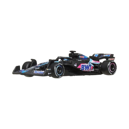 Hot Wheels Formula 1 Car Model F1 BWT ALPINE A524 Pierre Gasly 10 - Die Cast Scale 1:64 - Length 8 cm - JBM21