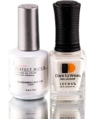 LECHAT Perfect Match Gel Polish + Matching Lacquer - (#35 Marshmallow Gin) Beauty & Personal Care Perfect Match