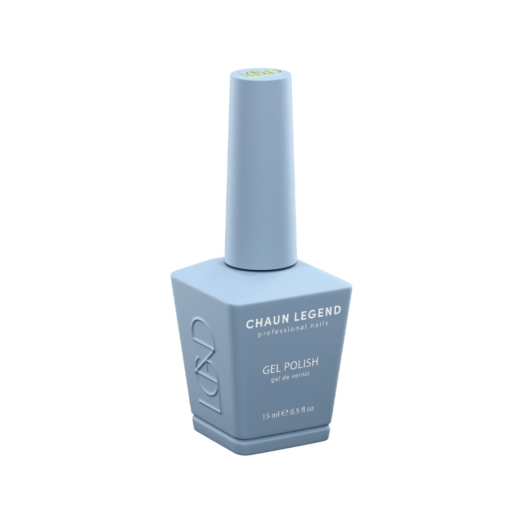 Chaun Legend Gel Nail Polish | Ocean's Bottom LG5140 (vibrant sky blue) | Soak Off UV LED Cure Gel Polish High Gloss 15ml Beauty & Personal Care Chaun Legend Professional Nails