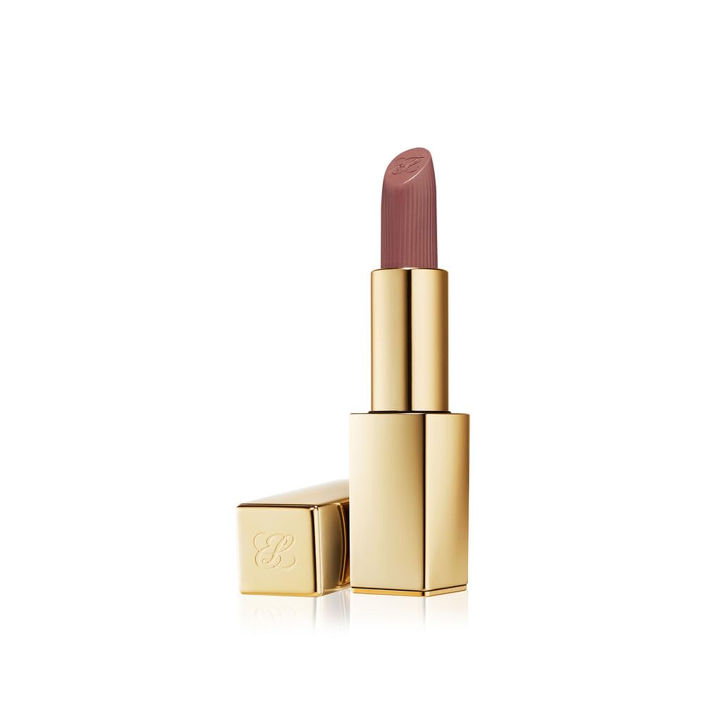 Estée Lauder Pure Color Long-Lasting Matte Lipstick for Women with Matte Finish | Plumping & Nourishing, 0.12 Ounce, 829 Exposé