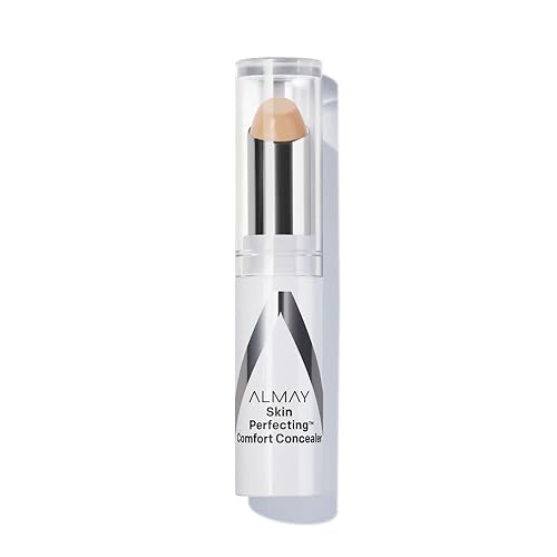 Almay Skin Perfecting Comfort Concealer, Face Makeup, Full Coverage, Natural Looking Finish, Cruelty-Free, Hypoallergenic, Dermatologist Tested, 140