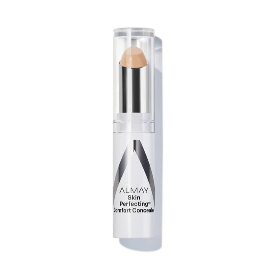 Almay Skin Perfecting Comfort Concealer, Face Makeup, Full Coverage, Natural Looking Finish, Cruelty-Free, Hypoallergenic, Dermatologist Tested, 140