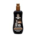 Australian Gold Spray Gel Sunscreen with Instant Bronzer SPF 15, 8 Ounce | Moisturize & Hydrate Skin | Broad Spectrum | Water Resistant | Non-Greasy
