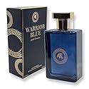 United Scents WARRIOR BLUE pour homme Eau de Parfum - 3.4 Fl Oz Fragrance for Men - Top Notes: Mint, Green Apple and Lemon