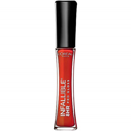 L’Oreal Paris Makeup Infallible 8 Hour Hydrating Lip Gloss, Fiery, 0.21 Fl Oz Beauty & Personal Care L'Oreal Paris