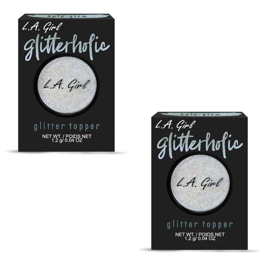 Pack of 2 L.A. Girl Glitterholic Glitter Topper, Holo-Glam GGP451 Beauty & Personal Care L.A. Girl