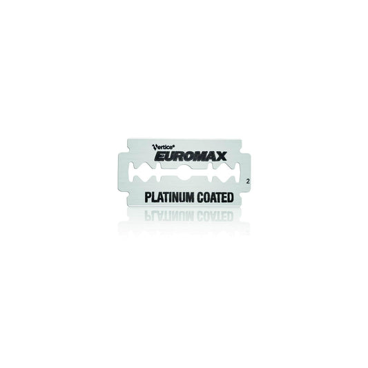 EUROMAX Replacement Blades for Beard Stainless Steel - 100 Pieces Premium Quality Beauty and Personal Care Rockwell